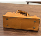 2026 spring new portable top layer cowhide women's casual Tote bag small leather single shoulder crossbody bag