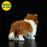 Border Collie High Fidelity Anime Cute Plushie Sheep Dog Plush Toys Lifelike Animals Simulation Stuffed Doll Kawai Toy Gifts