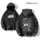 Retro Arctic Monkeys Printed Hoodie | Vintage Rock Streetwear