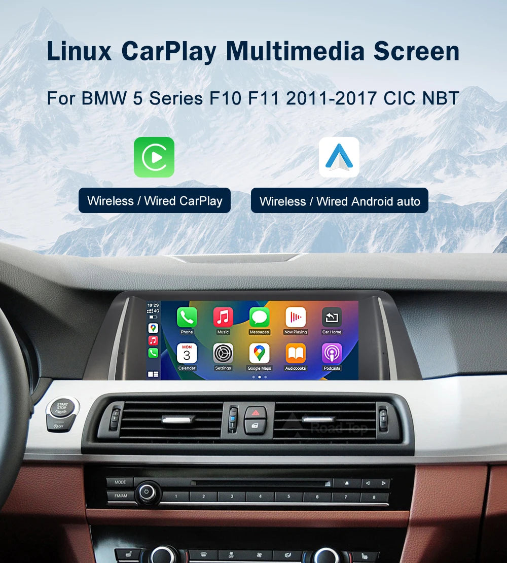 10.25" 1920×720 Touchscreen for BMW 5 Series F10/F11
