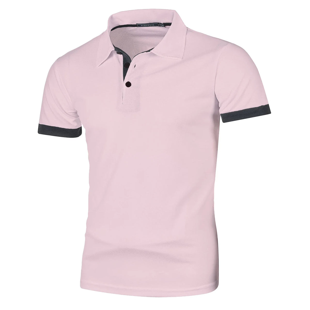 Summer Short Sleeve Polo Shirt Mens Large Stritching T Shirts Lapel Business Breathable Tee Shirt Lightweight Sweatwear
