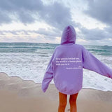 "Dear Person Behind Me" Motivational Hoodie
