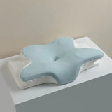 sunmmer cold Sleeping memory pillow slow rebound memory cotton pillow neck pillow butterfly pillow cervical pillow