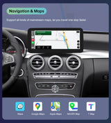 Mercedes Benz W205 GLC CarPlay & Android Auto Screen