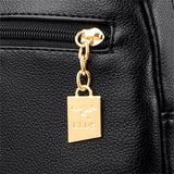 Luxury Vintage Leather Backpack