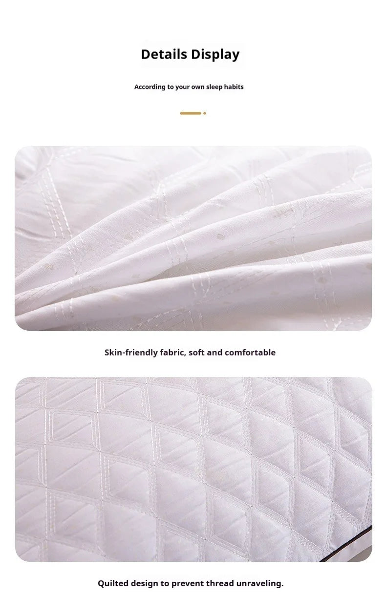 White Pillow Core Home Soft Filling Cushion 48x100/48x120/48x150/48x180 Lengthen Pillows Quilted Sleeping Cushions almohada