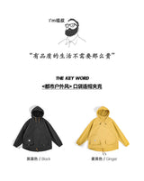 Maden Casual Outdoor Multi-pocket Hooded Men's Jackets Spring Fall Loose Windbreak Parka Ginger Climbing Outerwear Track Jacket