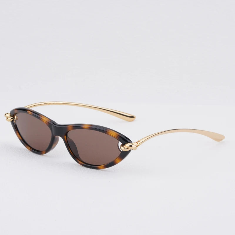 Luxury Cat Eye Tortoiseshell Sunglasses – UV400