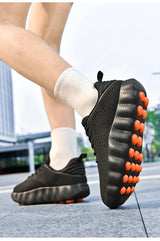 ClaWave Unisex Massage Cushioning Running Sneakers — Breathable Knit, Non-Slip