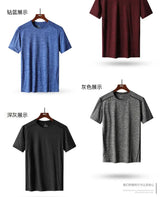 Men and Women's Breathable Camping Tee Shirt, Basic Sports Tops, Male and Female T-Shirts, Drop Shipping, Size Up to 8XL, Summer