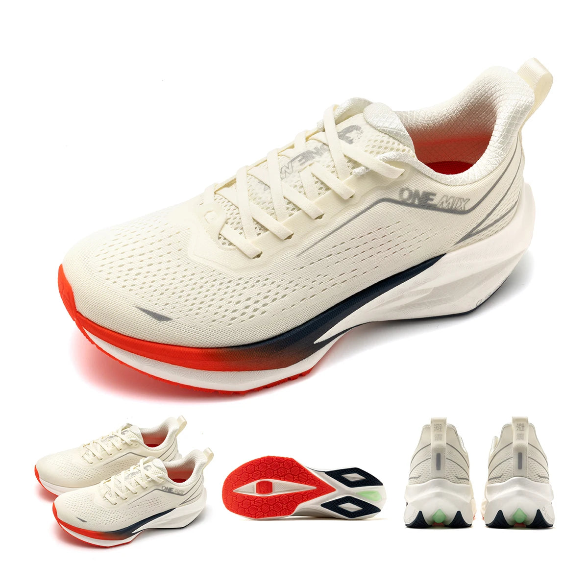 ONEMIX Outdoor Jogging Running Shoes for Men Super Light Outdoor Athletic  Sneakers Elevator Antislip Walking Shoes Female