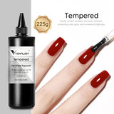 Venalisa Long Wear Tempered Top Coat Reinforce Gel Refill Package Soak Off UVLED Nail Gel Polish Big Volume 225g/30ml Base Gel