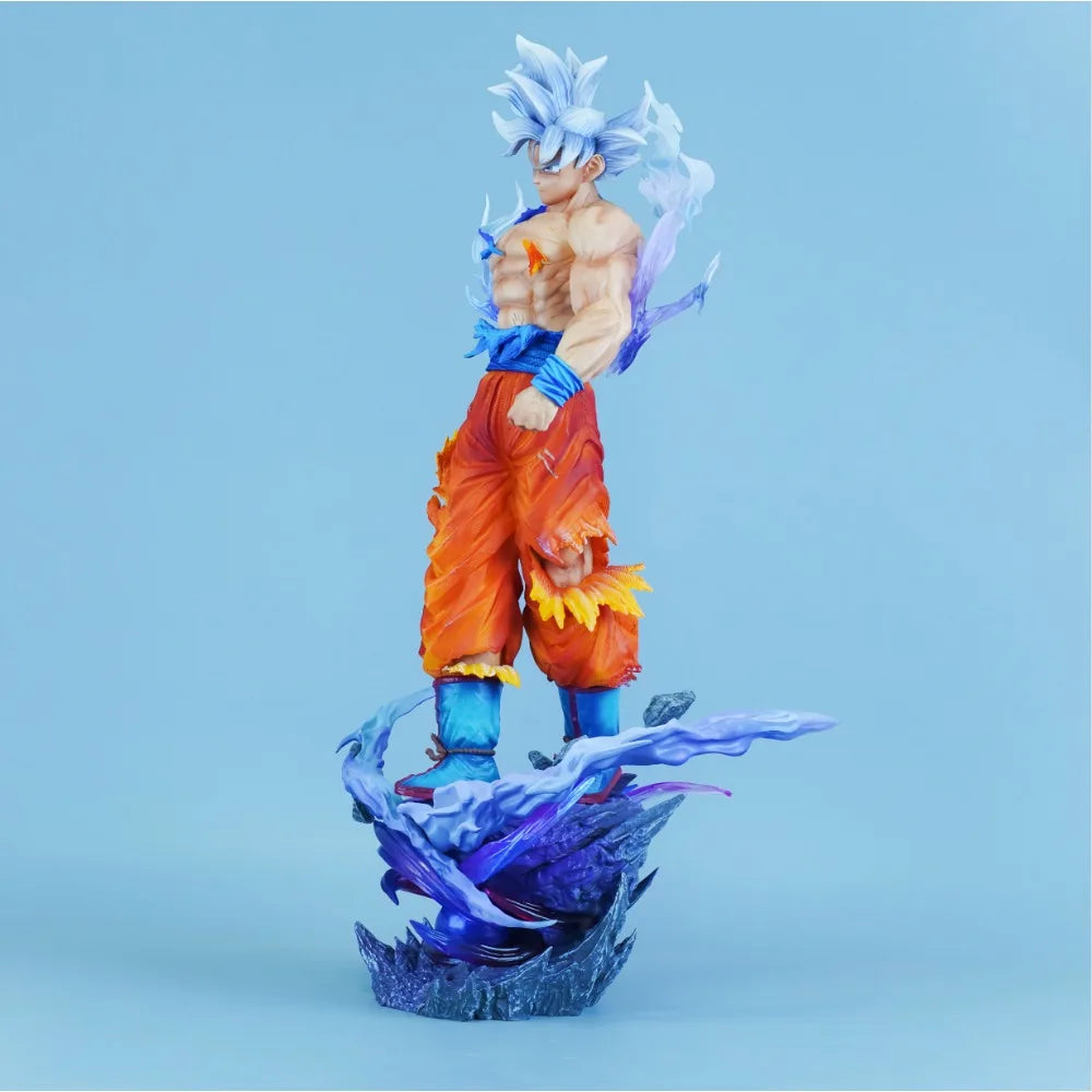 42cm/16.54in Anime Dragon Ball Figure Ultra Instinct Goku Action Figures Pvc Statue Desktop Ornamen Collection Model Toys Gifts