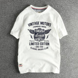 Men's Vintage Motorcycle Cotton T-Shirt