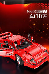 4026PCS Technical LOX Edition F40  Assembly MOC 140629 Building Block Car Supercar Model Adult High Difficulty Racing Toys