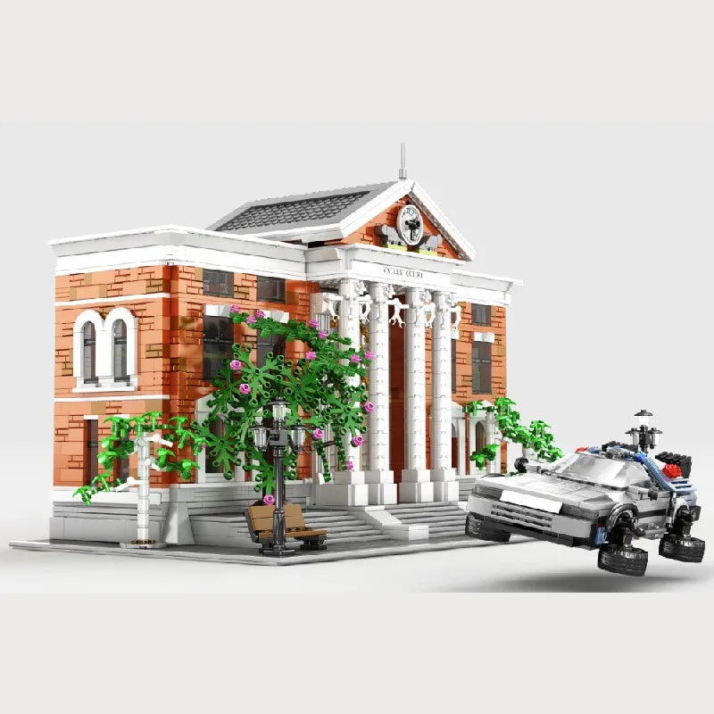 Movie Valley Court Modular Buildings Blocks City View Future Courthouse Mall Architecture Model Kit Boys Toy Adults Gift 4269PCS