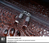 2024 New Cow Genuine Alligator Leather Travel Bags Luxury Men Large Capacity Portable Male Shoulder Bags Brand Travel Duffle Bag
