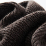 MERRILAMB 100% Cashmere Knit Beanie – Unisex Winter Hat