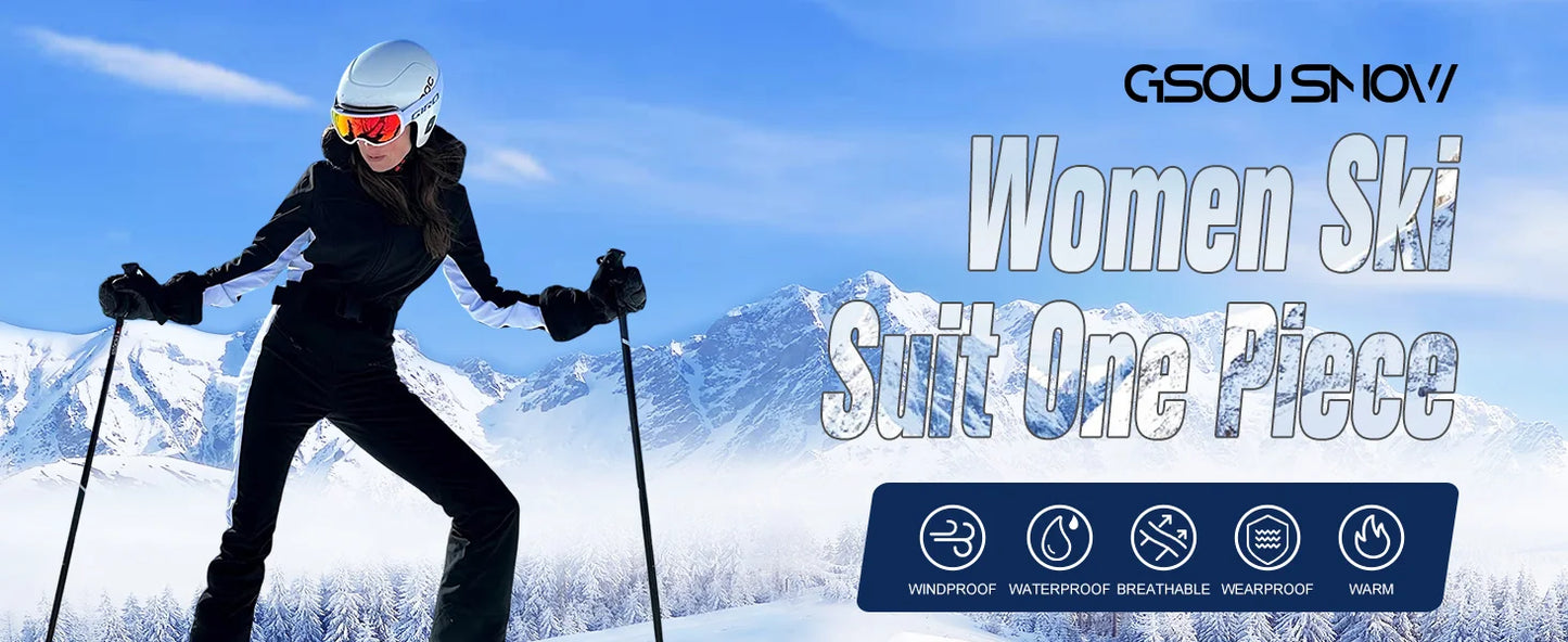 Women’s Pro-Insulated One-Piece Ski Suit