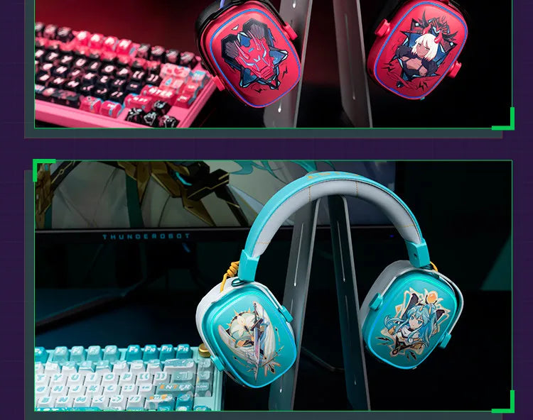 VALKYRIE VK S1 Gaming Headset Wireless Triple-Mode Detachable Microphone 15ms Ultra-Low Latency Esports Chip Gamer Headphones
