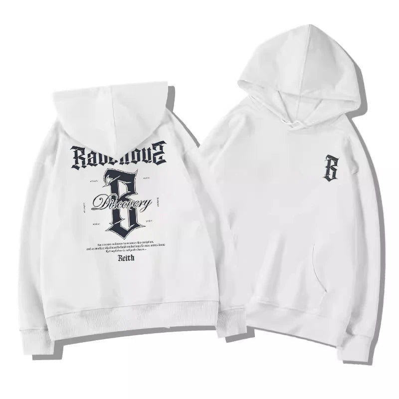 Men’s Printed Pullover Hoodie