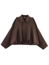 Women's Vintage Bomber Jacket – Effortless Chic