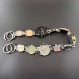 Designer Luxury Saddle Bag Women 2025 New In Fashion Chic Metal Watch Strap Shoulder Bag Trend Graffiti Novelty Female Bags