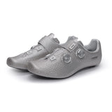 Santic Men's Cycling Shoes New Hardness16 Titanium Alloy Sole Auto-Lock Outdoor Bicycle Sneaker Adjustable Pro Road Racing Shoes