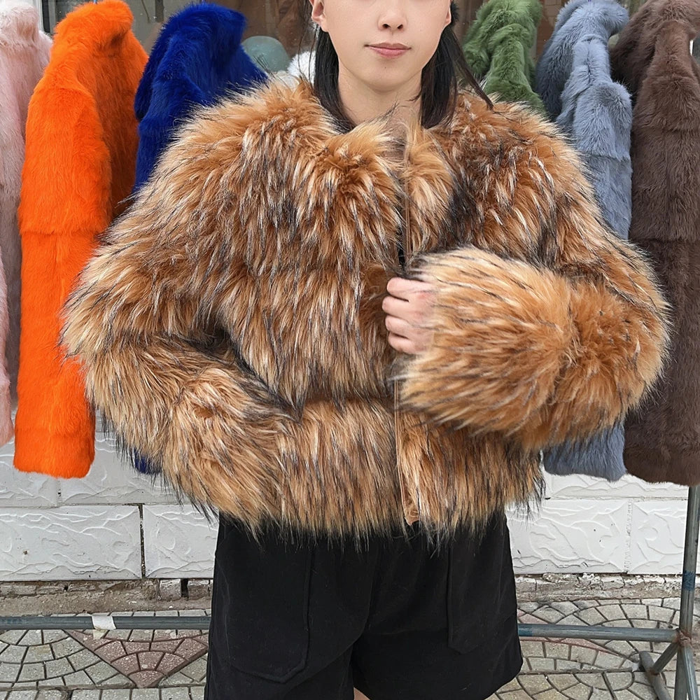 Premium Faux Fur Winter Coat