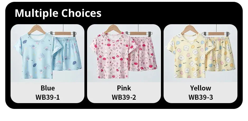 CHILDREN'S Clothing Short Sleeve Shorts 2-piece Suit