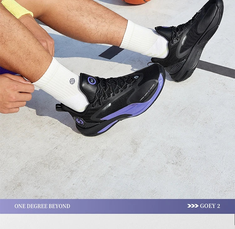 361 Degrees GOEY 2.0 Men Basketball Shoes Breathable Guard Cushioning Wear Resistant Protection Ankle Male Sneakers 672511117