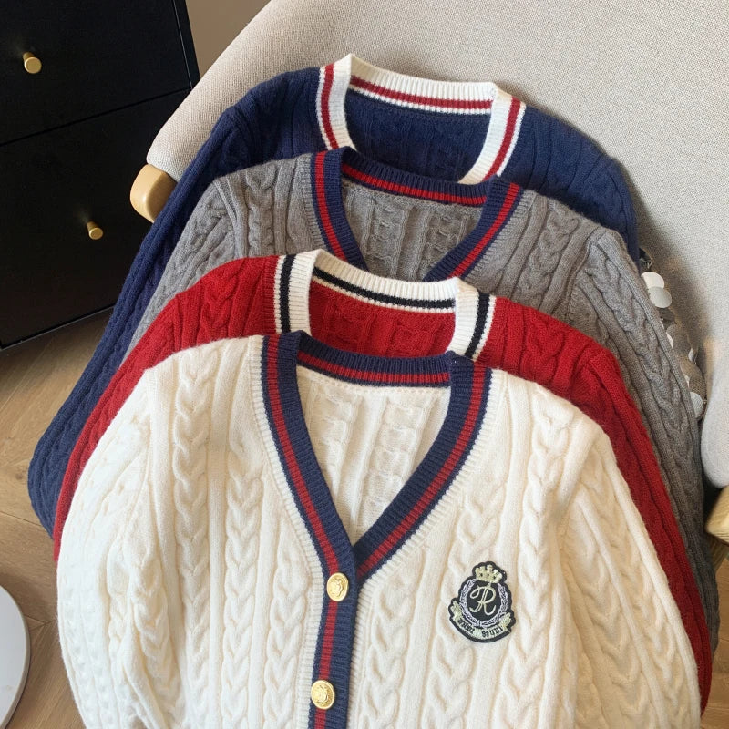 Women's V-Neck Knit Sweater