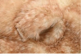 Women's Hooded Faux Fur Coat with Deer Ears