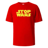 Stop Wars Graphic Cotton T-Shirt