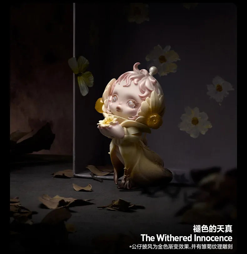 POPMART SKULLPANDA Petals In Four Acts Series Blind Box Guess Bag Desktop Decoration Blind Bag Toys Anime Figure Cute Model