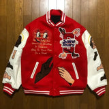 Trendy Embroidered Baseball Jacket