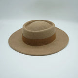 Wool Felt Fedora & Boater Hat – Wide Brim, Unisex