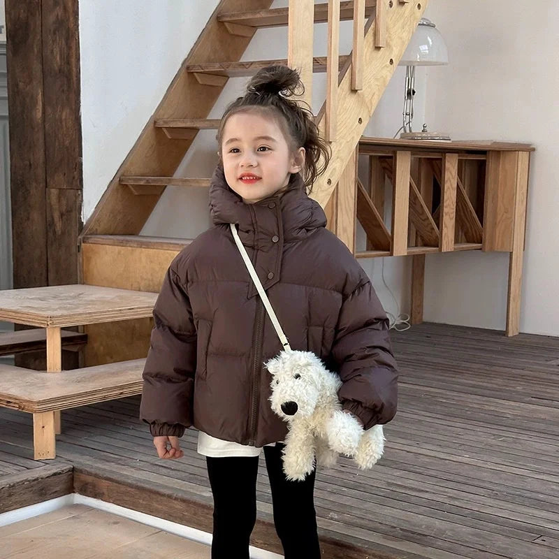 Kids' Hooded Winter Puffer Jacket