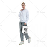 Custom Golf Logo Reusable Lunch Bag Warm Cooler Insulated Lunch Box with Pocket for Men Women Student School Trip Picnic