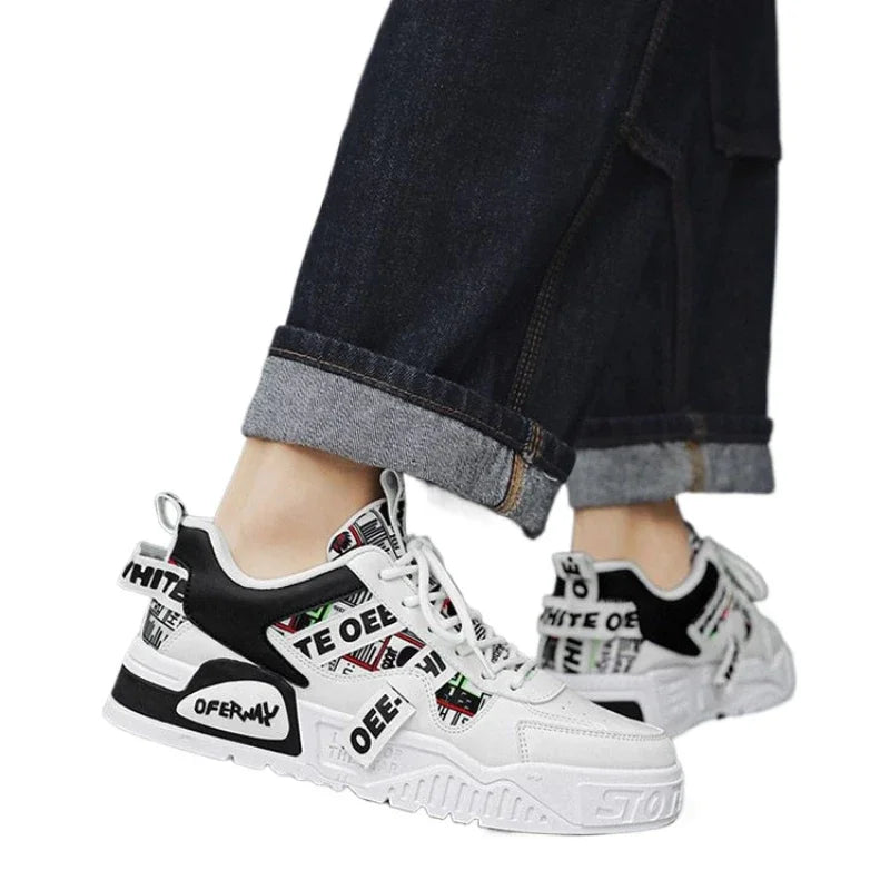 Men’s Premium Leather Skate & Sports Sneakers