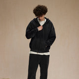 Men’s Oversized Tie-Dye Fleece Zip-Up Hoodie