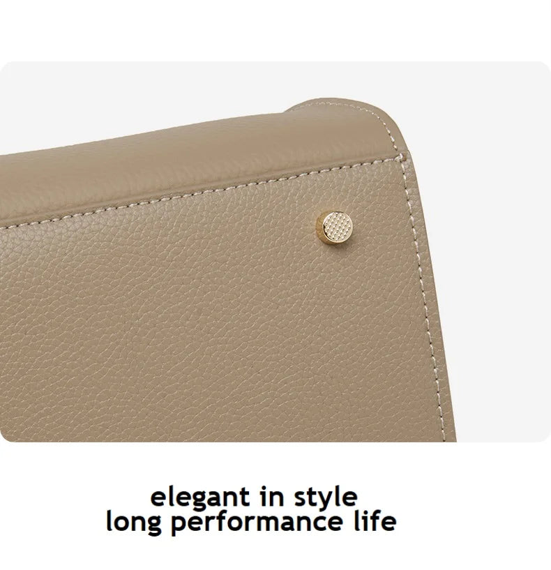 Hot Seller ZOOLER Quality Handmade 100%  Genuine Leather Women Handbag Luxurious Tote Shoulder Bags Female Business Use#YC368
