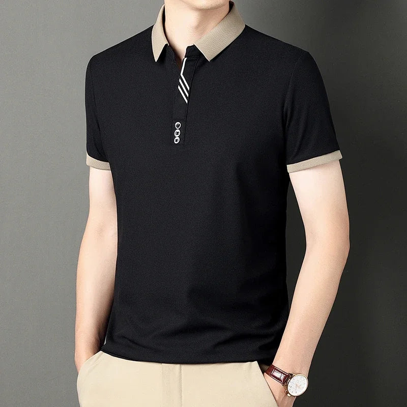 Men's Classic Solid Polo Shirt | Everyday Elegance