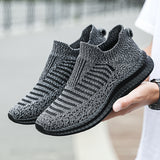 Men's Slip-On Casual Sneakers — Breathable Mesh, Lightweight, Anti-Slip