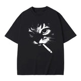 T Shirt for Men 2025 100% Cotton Gym Sports Y2K Clothing High Quality Tops Printed Summer Anime Graphic Four Seasons Casual
