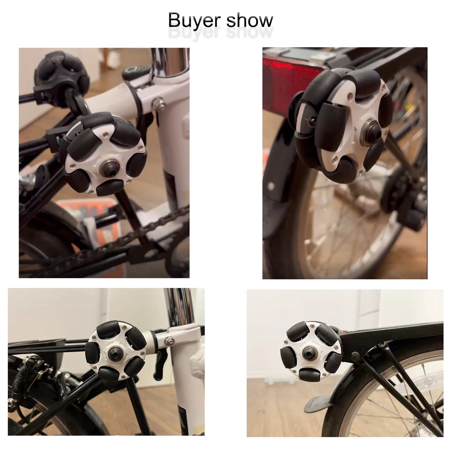 58mm Nylon Omni Wheels for Brompton Folding Bike