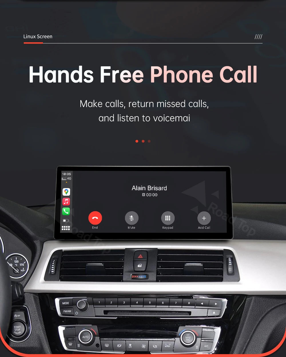 12.3" BMW F30/F36 CarPlay & Android Auto Screen Upgrade