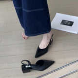 Women’s Pointed Toe Slingback Wedge Sandals