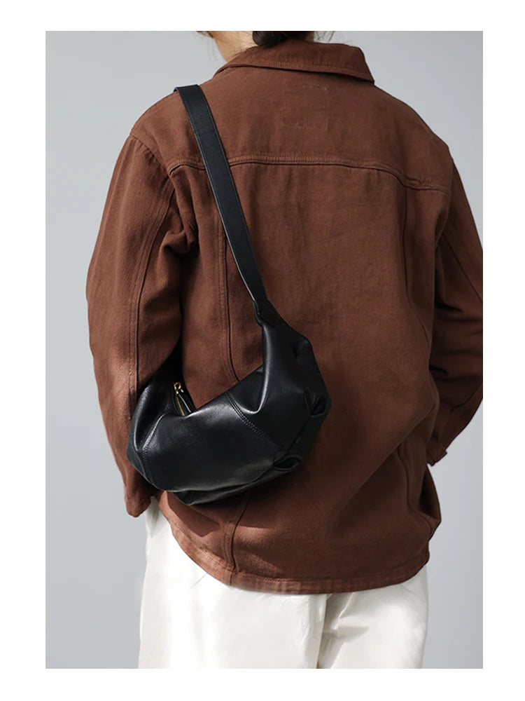 2023 Fashion Real Leather Crossbody Bags For Women Luxury Soft Cowhide Shoulder Bag Practical And Portable