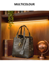 Embossed Letter Print Crossbody & Large Capacity Tote